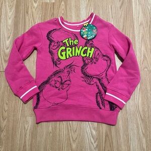 The Grinch Hybrid Apparel Sweatshirt Pink Youth Size 7
